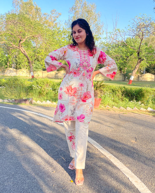 Gulnaar Bloom Co-ord Set