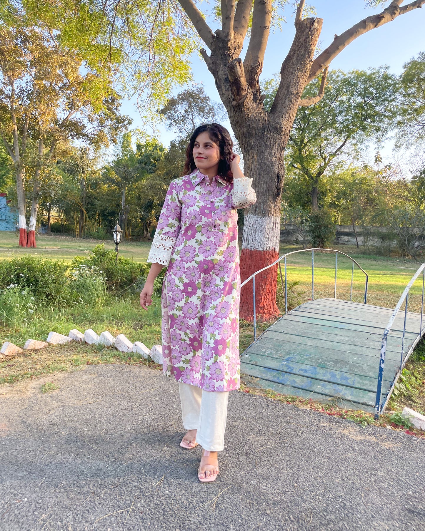 Ivory Bloom Co-ord Set