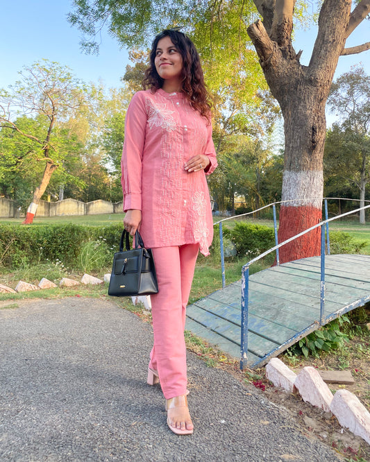 Gulaabi Flower Co-ord Set