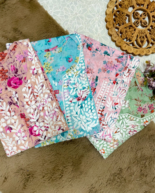 Phooldar Noor Mul Kurti