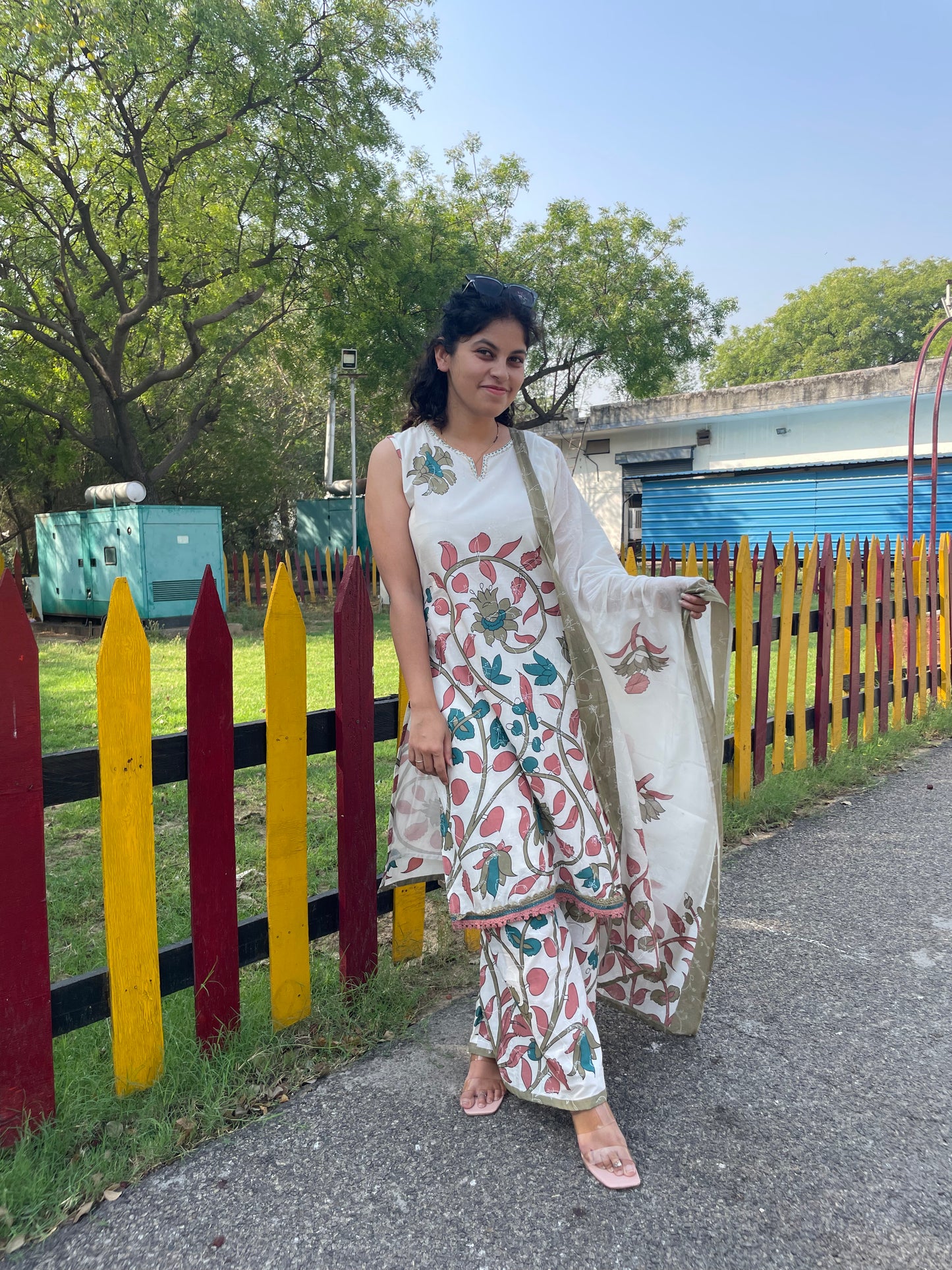 Meher Printed Cotton Suit Set