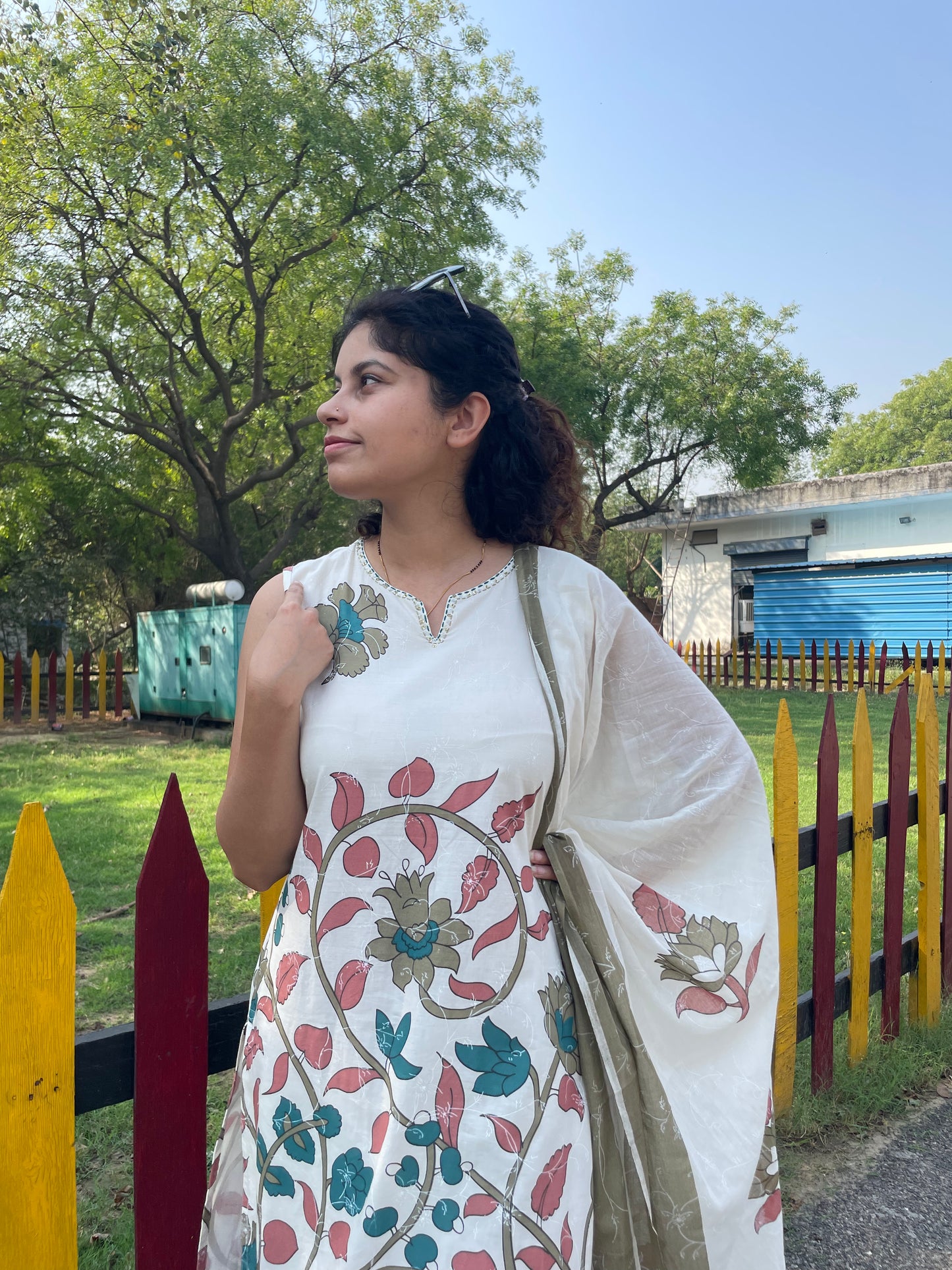 Meher Printed Cotton Suit Set