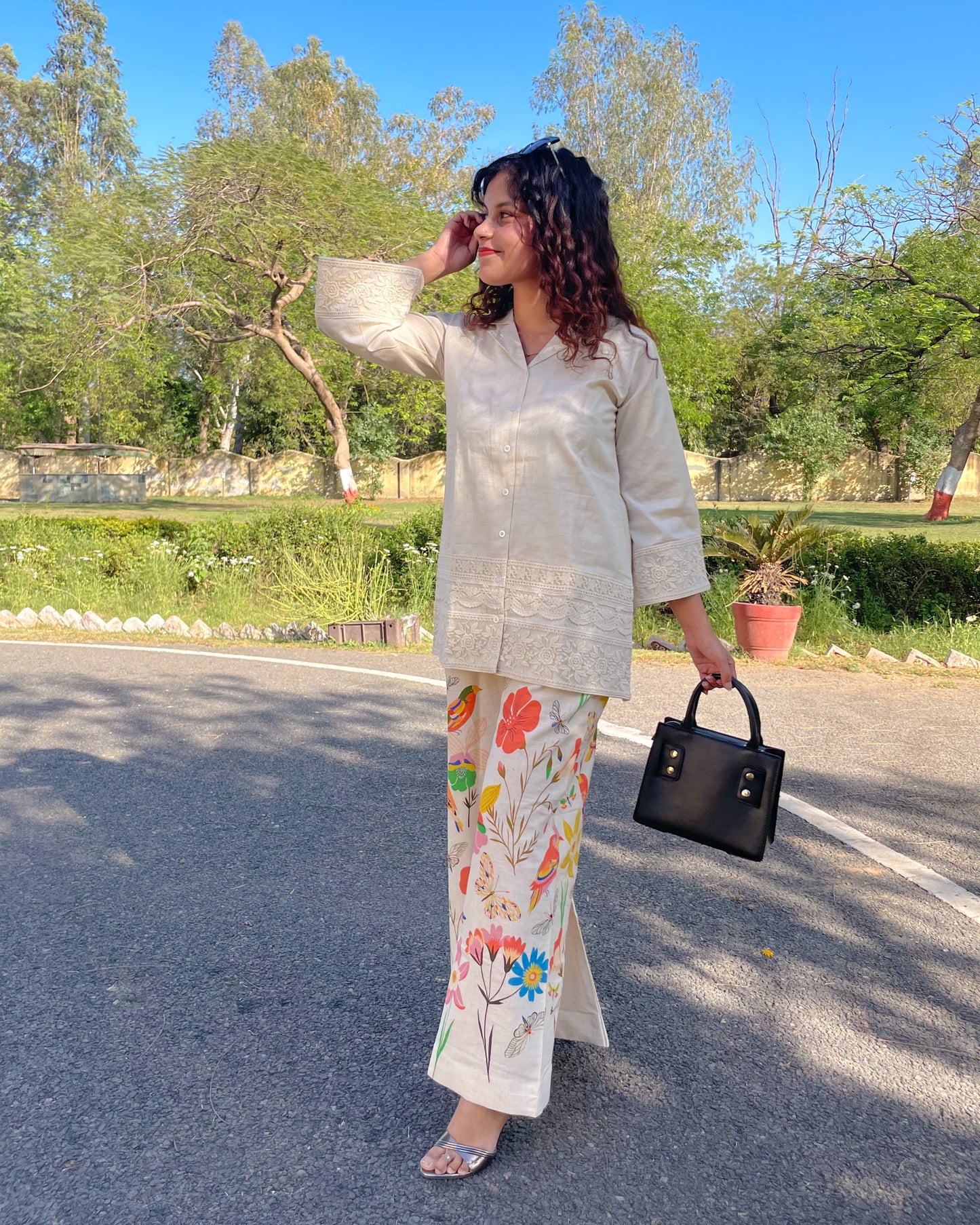 Premium Linen Cotton Coord Set