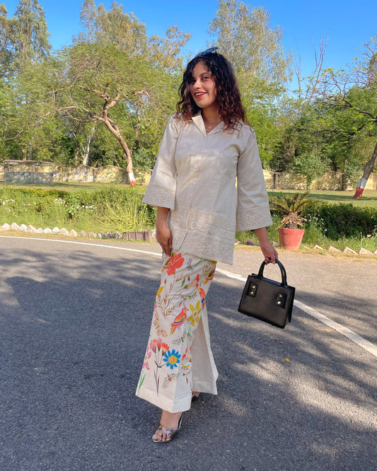 Premium Linen Cotton Coord Set